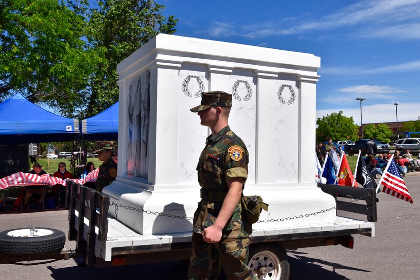 The Tomb of the Unknown Soldier's float.